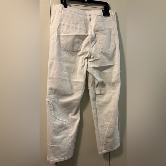 🆕 Wild Fable Women Relaxed White Jeans Casual Fit (Size 17) - Picture 2 of 7